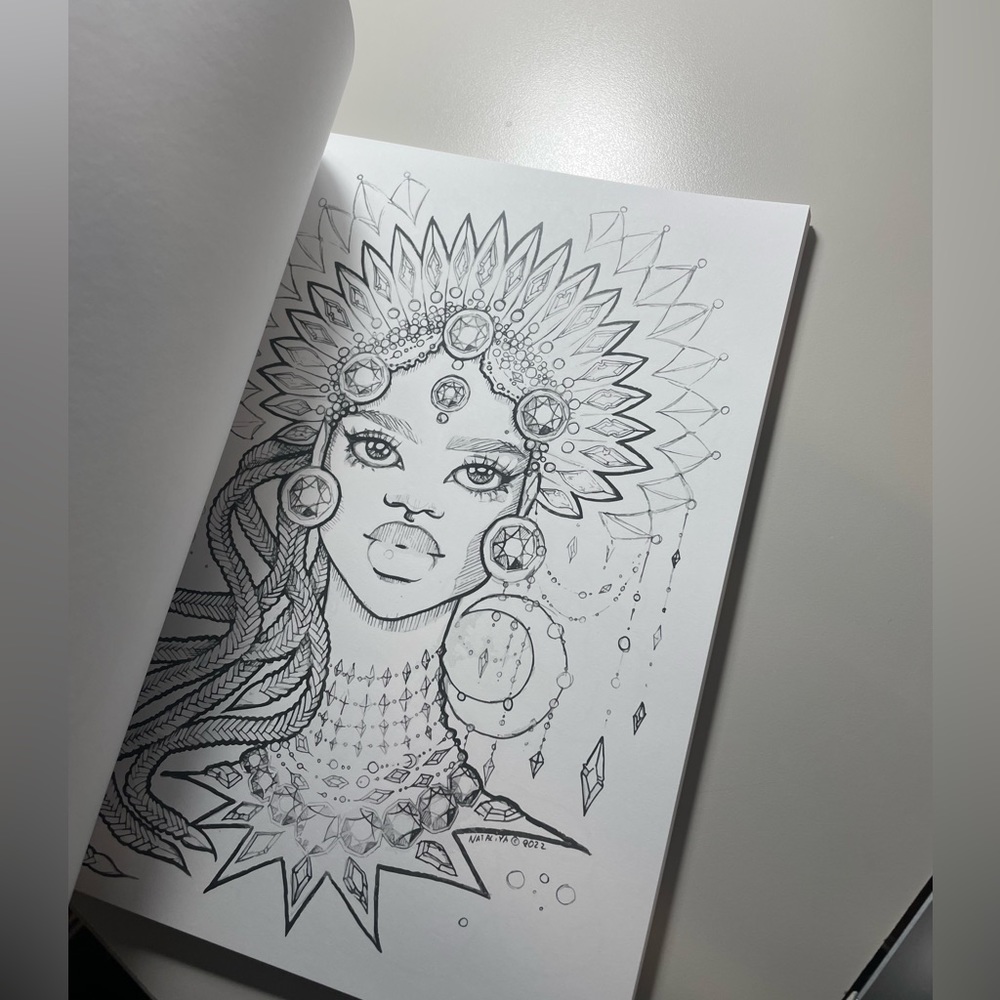Coloring book for adults. 40 pages new Nataliya’s art therapy volume 1 - Picture 5 of 6